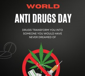 26 มิถุนายน 2564 วันต่อต้านยาเสพติด