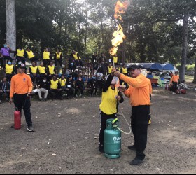 โครงการฝึกอบรมชุดปฎิบัติการจิตอาสาภัยชุดปฎิบัติการจิตอาสาภัยพิบัติประจำ อบต.กำแมด ระหว่างวันที่ 25-27 สิงหาคม 2563