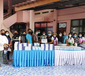 องค์การบริหารส่วนตำบลกำแมดมอบเวชภัณฑ์เพื่อใช้ในการป้องกันการแพร่ระบาดของโรคติดเชื้อไวรัสโคโรนา 2019 (COVID-19) 