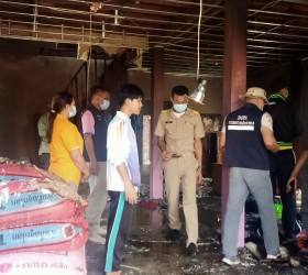 องค์การบริหารส่วนตำบลกำแมด ลงพื้นที่ตรวจสอบข้อเท็จจริงกรณีที่อยู่อาศัยของประชาชนประสบอัคคีภัย