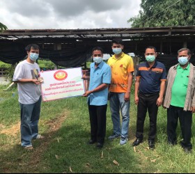 องค์การบริหารส่วนตำบลกำแมด มอบเงินช่วยเหลือผู้ประสบภัยพิบัติกรณีฉุกเฉิน (วาตภัย) หมู่ที่ 18