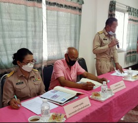 นายกองค์การบริหารส่วนตำบลกำแมดแถลงนโยบายต่อสภาองค์การบริหารส่วนตำบลกำแมด