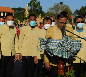 องค์การบริหารส่วนตำบลกำแมด ร่วมจัดงานสืบสานประเพณีบุญคูณลาน ฯ ประจำปี 2565