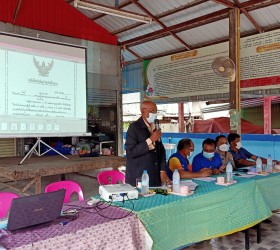 องค์การบริหารส่วนตำบลกำแมด จัดประชุมเพื่อชี้แจงเกี่ยวกับที่ดินสาธารณประโยชน์ 