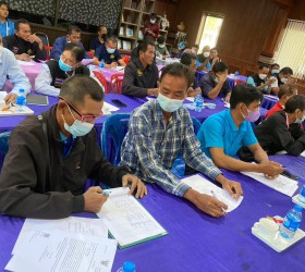 ประชุมการจัดกิจกรรม งานกีฬาต้านยาเสพติด,งานประเพณีบุญบั้งไฟ