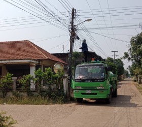 บริการซ่อมแซมไฟฟ้าสาธารณะภายในตำบลกำแมด